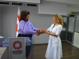 Chairman of the Notary Chamber awarded the Certificates to Interns wishing to Hold Office as Notary